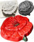 dennycraftmoulds Poppy Plaster Plaque or Garden Stone Mould Casting Craft