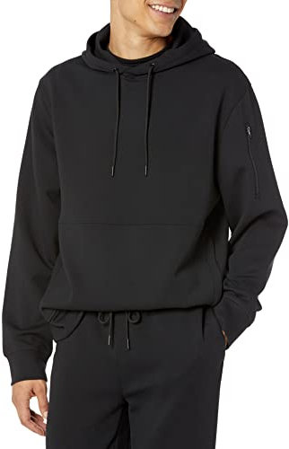 Amazon Essentials Men's Active Sweat Hoodie, Black, S