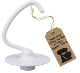 Welikekitchen Gancho para amasar K45DH / 5K452DH para robot de cocina KitchenAid con cabezal de motor basculante, se adapta a Kitchen Aid Artisan, Classic, Ultra