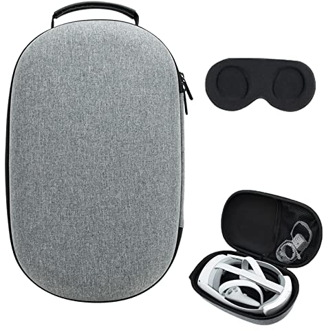 MotuTech Bolsa portátil de almacenamiento para PICO 4 auriculares VR realidad virtual Goggles funda funda transporte protección + tapa de lente