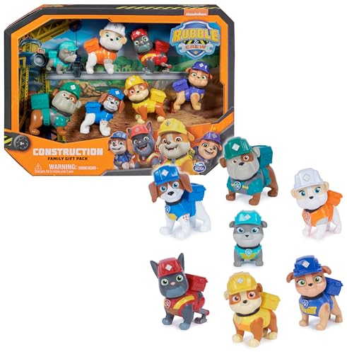 Rubble & Crew - Spielfiguren-Geschenkset mit 7 Hundefiguren zum Sammeln, Spielzeugfiguren, Spielzeug geeignet für Kinder ab 3 Jahren