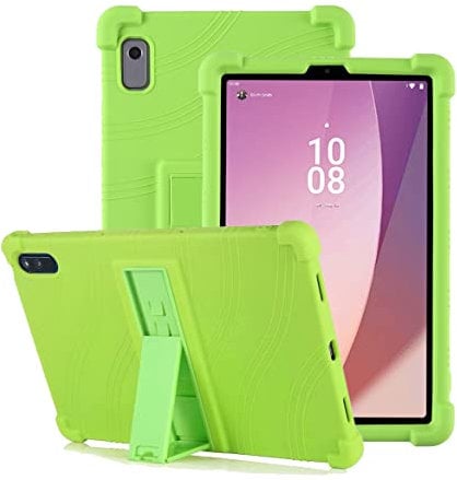 YGoal Funda para Lenovo Tab M9 - Cubierta Protectora a Prueba de choques Suaves para niños de Peso liviano Silicona Case Cover para Lenovo Tab M9 9 Pulgadas 2023, Verde