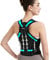 SHAPERKY Posture Corrector for Women for Support: Back Brace for Full Back Support - Adjustable Shoulder Straightener for Women and Men (Black, S)