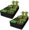 180 * 90 * 30cm Pflanzsack Hochbeet Eckig, 8 Geteilte Pflanzen Taschen Stoff Hochbeet Kartoffel Pflanzsack