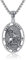 POPLYKE St George Kette 925 Sterling Silber Christian Kette für Männer Damen Saint George Schmuck Amulett Medaille Schmuck 22+2 Kette