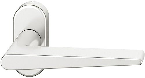 FSB Rahmentürdrücker 09 1005 Hochhaltefeder B ovale Rosette Aluminium silber