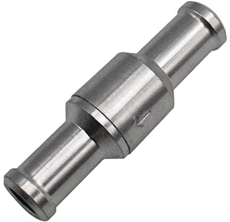 Graootoly 10mm Rückschlagventil Bremse Servo Booster Keine Rückkehr Inline Way Ventil Rückschlagventil Vakuumschlauch Aluminiumventil