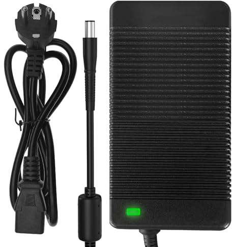 ANTWELON 330W Laptop Netzteil für Dell Alienware x17 R1 R2, m17 R3 R4, Area-51m R1 R2 P45E P48E P38E DA330PM190 LA330PM190 DA330PM111 LA330PM160 19.5V 16.9A Ladegerät AC Adapter 7,4 * 5,0MM