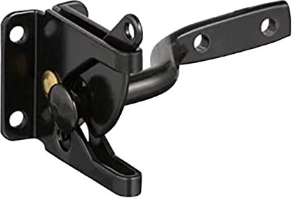 Passstifte, R-Clips, Splinte, Zuhause, schwarzer Bolzen for Türen, Scharnierstift mit Schrauben, einfach zu installierende Outdoor-Zaun-Hardware, Kohlenstoffstahl-Stopper-Hebelschloss