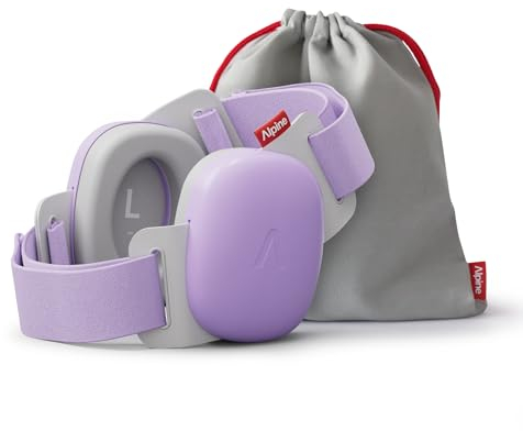 Alpine Muffy Baby Comfort, Paraorecchie Migliorati per Neonati e Bambini, Certificato CE, Vestibilità Sicura E Confortevole, Protezione dell'udito Regolabile Fino A 48 Mesi, Attenuazione 24 dB, Viola