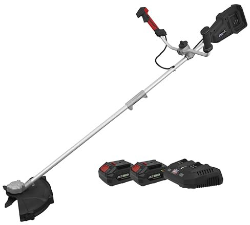 Sealey 40V 4Ah SV20 Series 35cm Cordless 2-in-1 Strimmer & Brush Cutter Kit - CP40VBCKIT