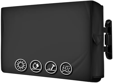 ULTCOVER Waterproof TPE Fabric Outdoor TV Cover with Anti-scratch Liner for 46-49 inch Outside Flat Screen Televisions