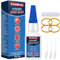 Shoe Glue 30 g, Instant Shoe Glue Sole Repair, for Sneakers, Soles, Boots, Leathers, Handbags and More, Waterproof, with Anti-Clog Cap, Clear