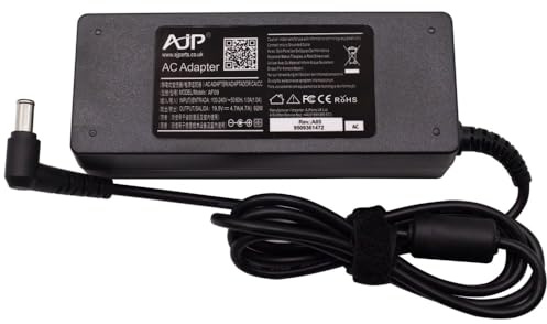AJP 19.5V 4.7A 90W Laptop Charger for SONY Notebook Computer PC Power Cord Supply Lead AC Adapter VAIO PCG VPC VGP PCGA SVE SVF Connector : 6.5 X 4.4mm
