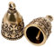 XINCXIN Vintage-Handglocke, Mini-Kupferglocken, 2 Stück, antike Goldglocken, tibetische Messingglocken, Vintage-Glöckchen, Charm-Anhänger for Heimwerker-Dekorationen, Basteln