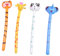 BCOATH 8 Stk Tierkopf kinder deko für kinder kinderspielzeug Ballon aufblasbare Giraffe tierisches Stockspielzeug Kinder aufblasbare Stöcke PVC