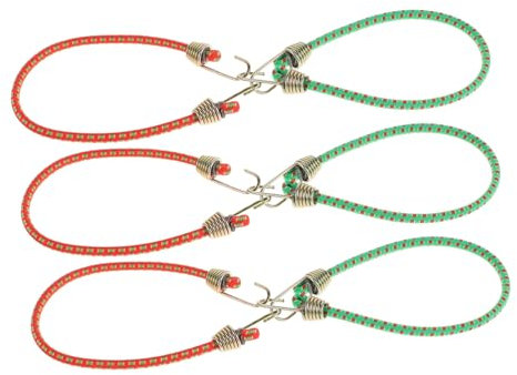 Mobestech 6 Piezas Mini Correa De Cuerda Correas Elasticas con Ganchos Cuerda De Embalaje De Equipaje Banda De Equipaje Reutilizable Correas Elásticas Cuerda Elástica Resistente Emulsión