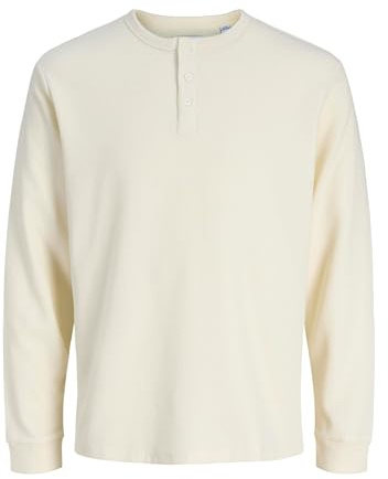 JACK & JONES Male Langarm-T-Shirt Einfarbig Langarm-T-Shirt