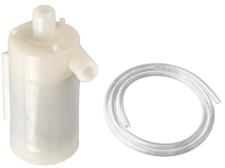 FONGKNOX Mikro-Tauchpumpe, Mini-Wasserpumpe, 3 V, 5 V, weiß, Mikro-Tauchmotorpumpe mit transparentem Vinylschlauch, flexiblem PVC-Schlauch für Fischtank, Springbrunnen, Aquarium, Garten