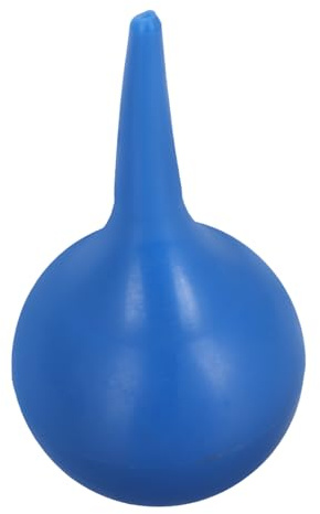 SECFOU Bola de Succión para Limpieza de Oídos Capacidad de 90ml, Material Pvc Suave Reutilizable, Adecuado para Eliminar Cera en Niños y Adultos Color Azul