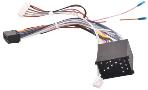 ARRPO Câble Adaptateur stéréo Adaptateur de câble Faisceau câbles stéréo for autoradio Android 16 Broches, for BMW, for E46, Série 3, E39, 5, E53, X5(Cables)