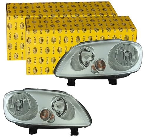 BandelOne enthält 2x Hella Halogen Scheinwerfer passend für Caddy links+rechts