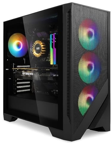 Aurum Gaming PC Ryzen 5 7600X • GeForce RTX5070 12GB • 32GB DDR5 • 1000GB M.2 SSD • Windows 11 • Luftkühlung • WLAN • Gamer PC Computer Gaming Rechner