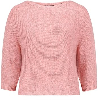 zero Damen Grobstrick-Pullover mit Fledermausärmeln