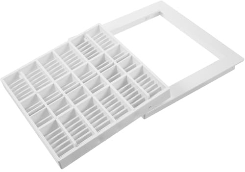 Healeved Rejilla Desague para Piscina de Plástico Cuadrada Cubierta Protectora de Desagües y Tapa de Seguridad de Desagües para Suministro de Piscinas