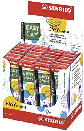 STABILO - Tintenpatronen zum Nachfüllen - EASYoriginal Refill - medium - 24x 3er Pack - blau (löschbar)