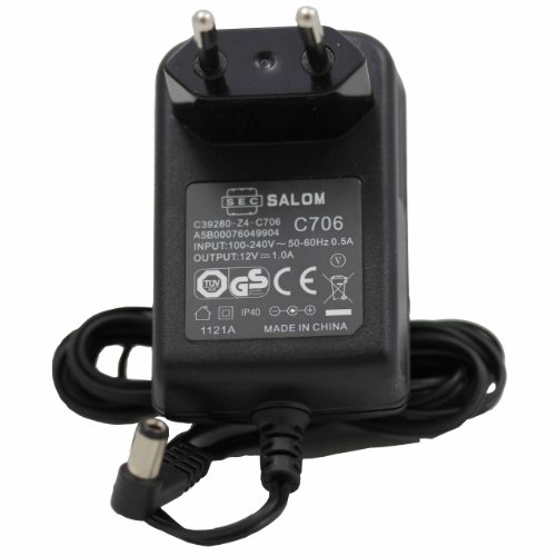 Gigaset C39280-Z4-C706 Netzteil & Wechselrichter für den Innenbereich, 12 W, Schwarz – Netzteil & Wechselrichter (Innen, 100-240 V, 50/60 Hz, 12 W, 12 V, 1 A)