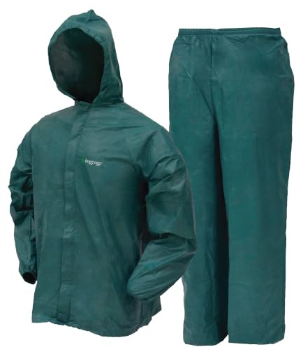 Frogg Toggs Ultra-lite2 Rain Suit W/stuff Sack - X-large, Royal Green