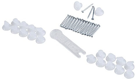 GEKO Turbo-Nylon Tipo di Pareti N. 20 Ganci per 1 Chiodo ciascuno, Compreso Pratico Applicatore, Multicolore, Taglia Unica