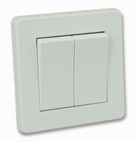 2 GANG 2 WAY WIDE ROCKER SWITC 5172 By CRABTREE