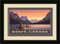Northwest Art Mall PB-4951 MFGDM CSM Banff Canoers Gerahmtes Wandbild von Künstler Paul Leighton, 33 x 40,6 cm
