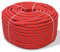vidaXL Bootsseil Polypropylen 10mm 50m Rot PP Seil Schnur Tauwerk Flechtleine