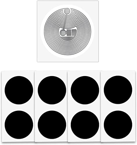 22 pcs NFC Tag NTAG215 NFC Stickers Black NFC 215 Tags 215 with 504 Bytes Memory 13.56 MHz NFC Chip Programmable, Compatible with TagMo iPhone and All NFC Enabled Device