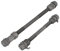 X AUTOHAUX 1 Set 9.5mm Wheel Hub Axle Front Rear Axle Solid Shaft for Bicycle