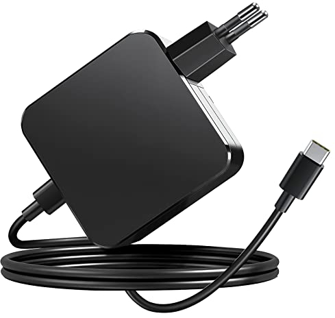 65W Cargador portátiles USB-C para ASUS, Lenovo Thinkpad Yoga, Huawei Matebook, MacBook Pro/Air, HP Chromebook, Acer Chromebook, Google, Samsung, Adaptador USB C