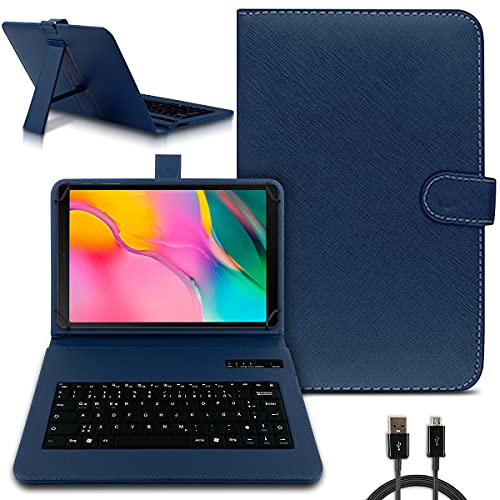 Tastatur Hülle QWERTZ Bluetooth kompatibel mit Samsung Galaxy Tab S11 S10 S9 FE Lite 11 Zoll Schutzhülle Cover Tablet Tasche 11 Case Keyboard kabellos Ultra deutsches Layout