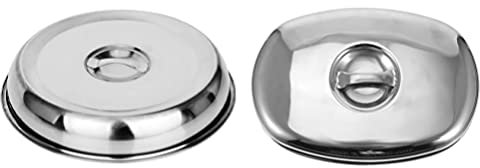 YARNOW Grill Speiseglocke Burger Dome K? Schmelzkuppel Tellerglocke Servierglocke Teppanyaki Deckel Steak Abdeckhaube Burgerhaube Fliegenhaube für Burger Cheeseburger 2 Basting Abdeckung