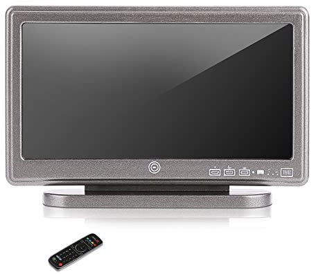 cobee Miniatur Puppenhaus TV Set, 1:12 Simulation Miniatur TV Fernseher mit Fernbedienung Dekoration Mini Fernseher Dekoration Zubehör für Pretend Play