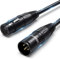 Veetop 1m XLR to XLR Cable, 3 Pin Male to Female Balance Audio XLR Microphone Cable Microphone Extension Cable for PA System,Studio Recorder,Amplifier, Audio Mixer,Speakers System, Audio Recording