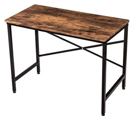 Oypla 100cm Heavy Duty Industrial Writing Computer Desk Home Office Worktop Table