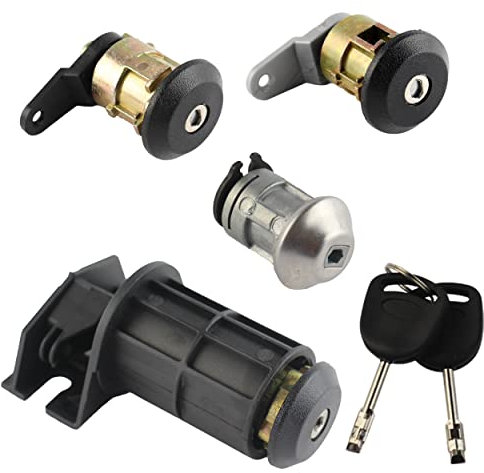 3 serrures + neiman compatibles pour Fiesta, Ka, Escort, Courier (1989-2002) avec double de clés | 3N21F22050BB