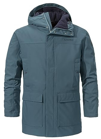 Schöffel Herren Ins. Parka Rotterdam M Mantel, Bering sea, 54