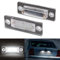 POPMOTORZ LED Kennzeichenbeleuchtung, 2 Stück LED Nummernschildbeleuchtung 2835 SMD mit CanBus Fehlerfrei für Superb Limousine Octavia VW Caddy Golf J-etta P-assat 3C B6 T5 7H 7J T-ouran