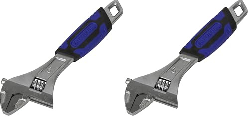 Faithfull FAIAS150C Soft-Grip Adjustable Spanner Wrench 150mm (6in) - 25mm Capacity (Pack of 2)