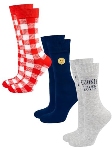 soxo Witzige Socken Herren & Damen Süßigkeiten - Lustige Geschenke 40-45