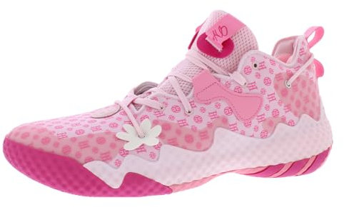 adidas Scarpa da basket unisex adulto Harden Vol. 6, Rosa chiaro/Bianco chiaro/Team Real Magenta, 15
